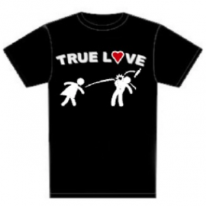 Jet  Black “True Love" T-Shirt